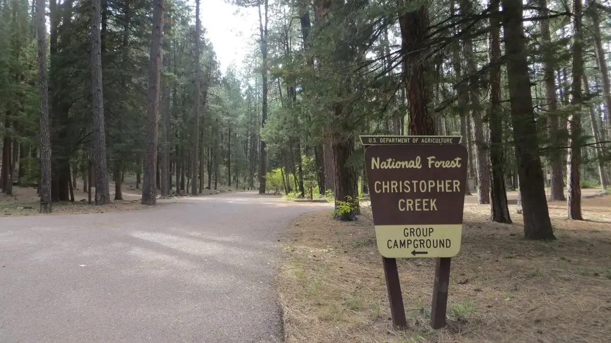 Christopher Creek in Tonto National Forest, Arizona