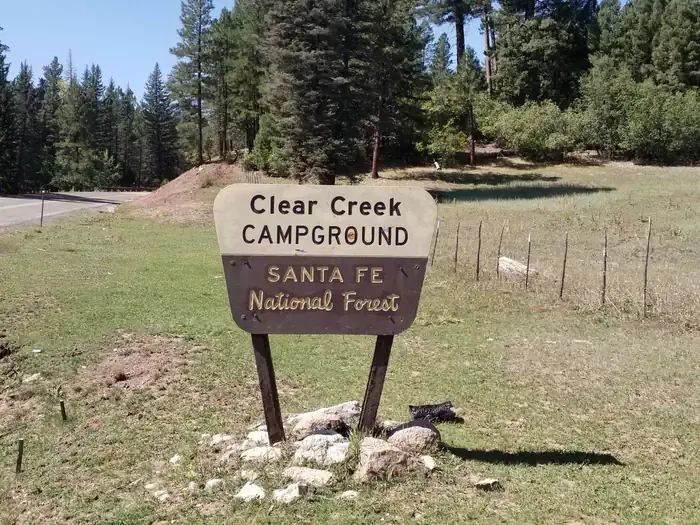 Clear Creek Campground (Nm) in Santa Fe National Forest, New Mexico