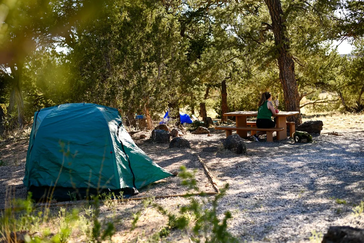 El Morro Campground in El Morro National Monument, New Mexico