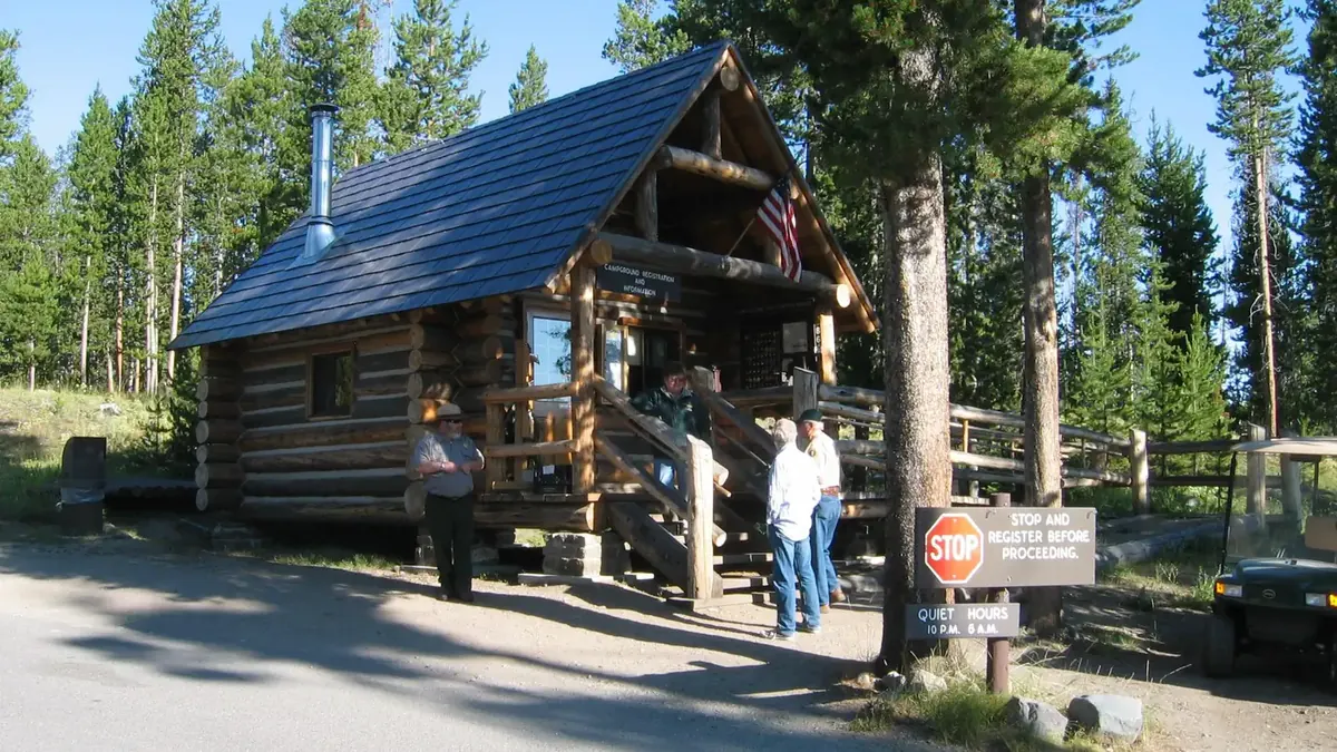 Indian Creek Campground (WY) in Yellowstone National Park, Wyoming