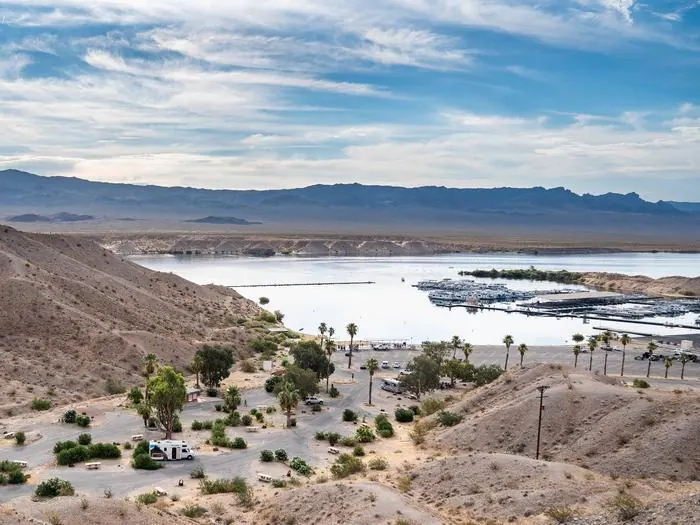Cottonwood Cove Campground in Lake Mead National Recreation Area, Nevada